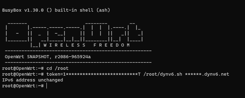 免费好用的IPv6之DDNS服务-Openwrt上dynv6的使用介绍
