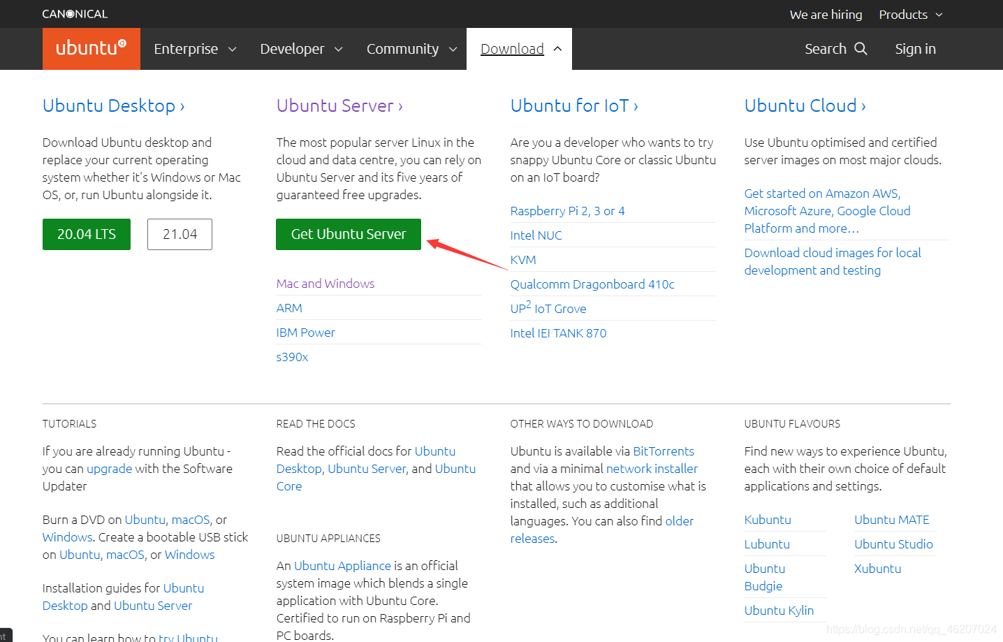 Ubuntu Server 20.04 LTS下载及安装教程