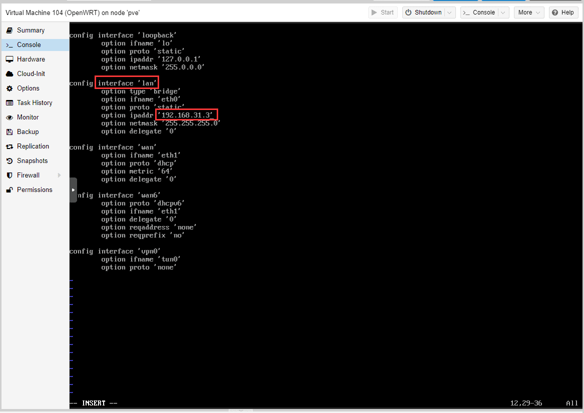 PVE系列教程(八)、安装OpenWRT软路由