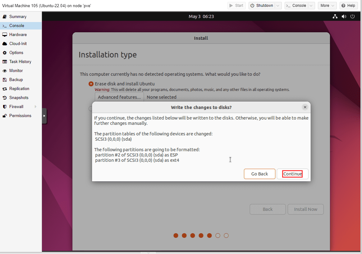 PVE系列教程(十一)、安装Ubuntu22.04(桌面版)