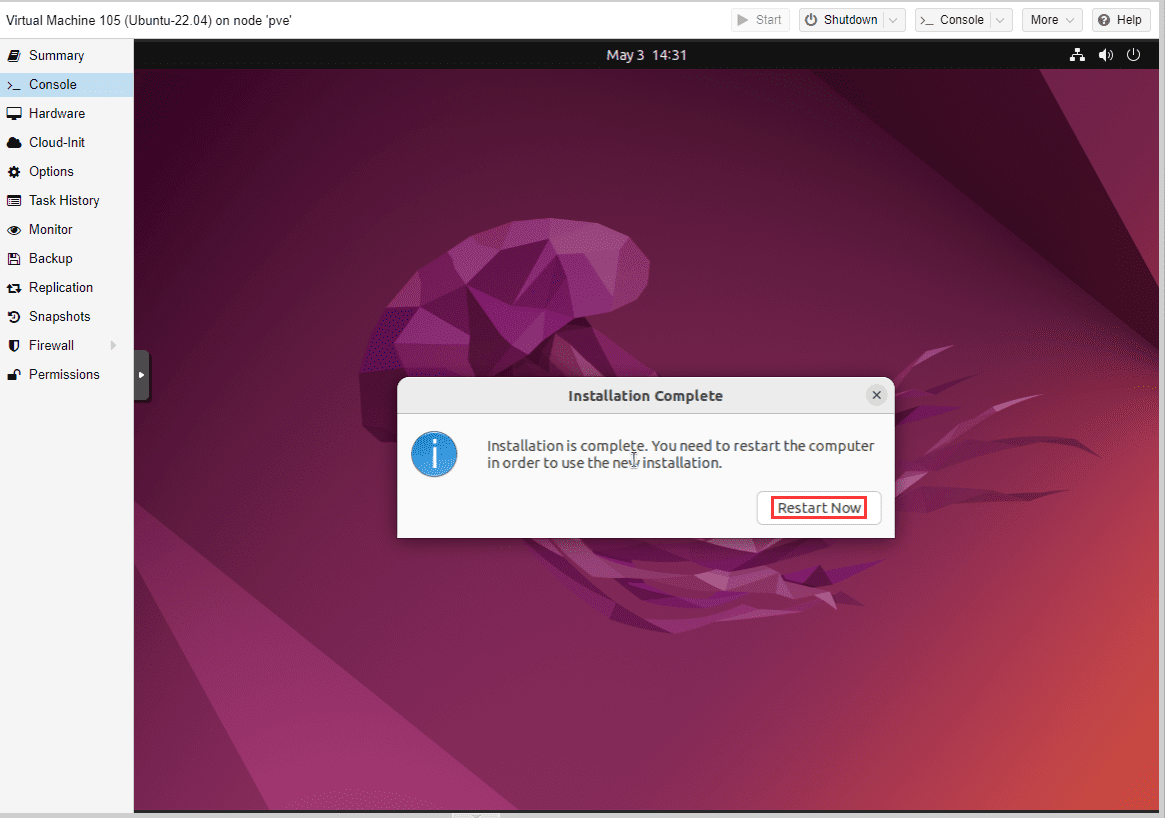 PVE系列教程(十一)、安装Ubuntu22.04(桌面版)