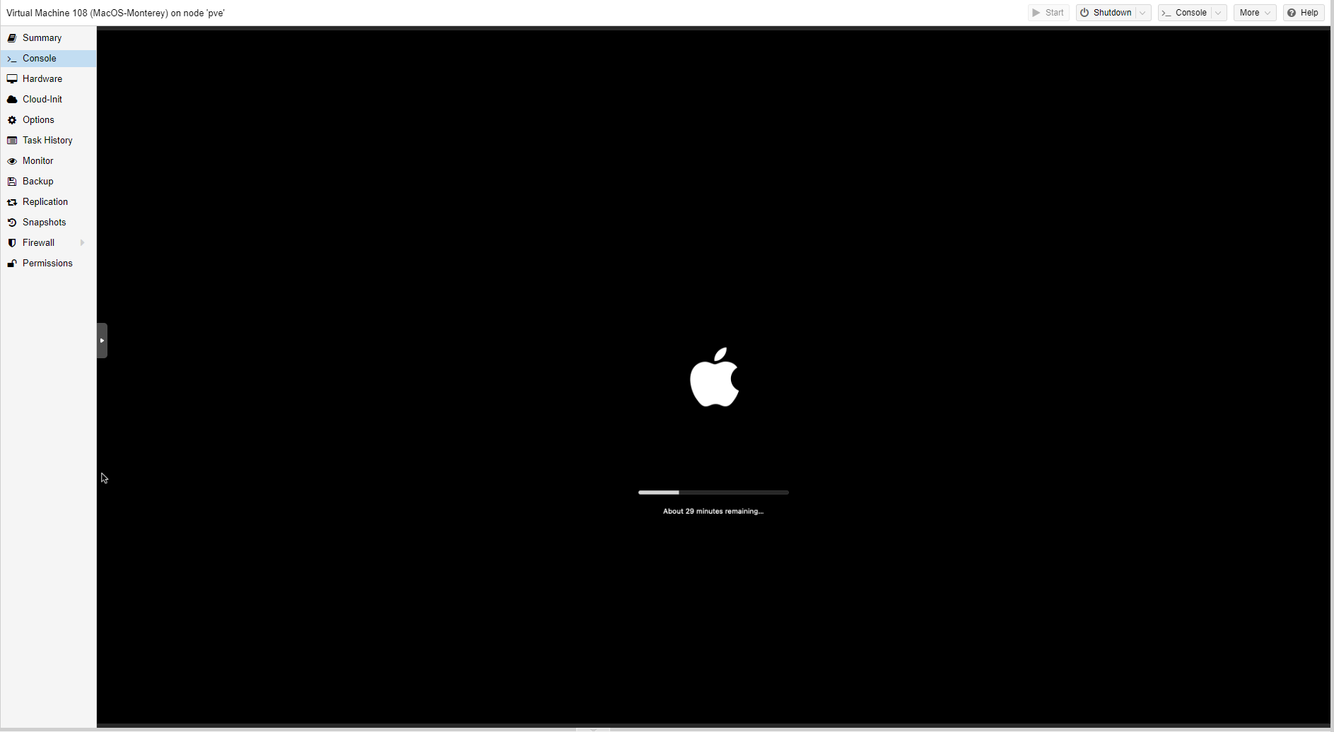 PVE系列教程(十四)、安装黑苹果最新系统MacOS Monterey(BigSur、Monterey通用)