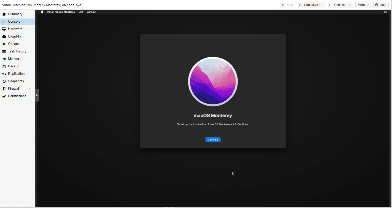 PVE系列教程(十四)、安装黑苹果最新系统MacOS Monterey(BigSur、Monterey通用)