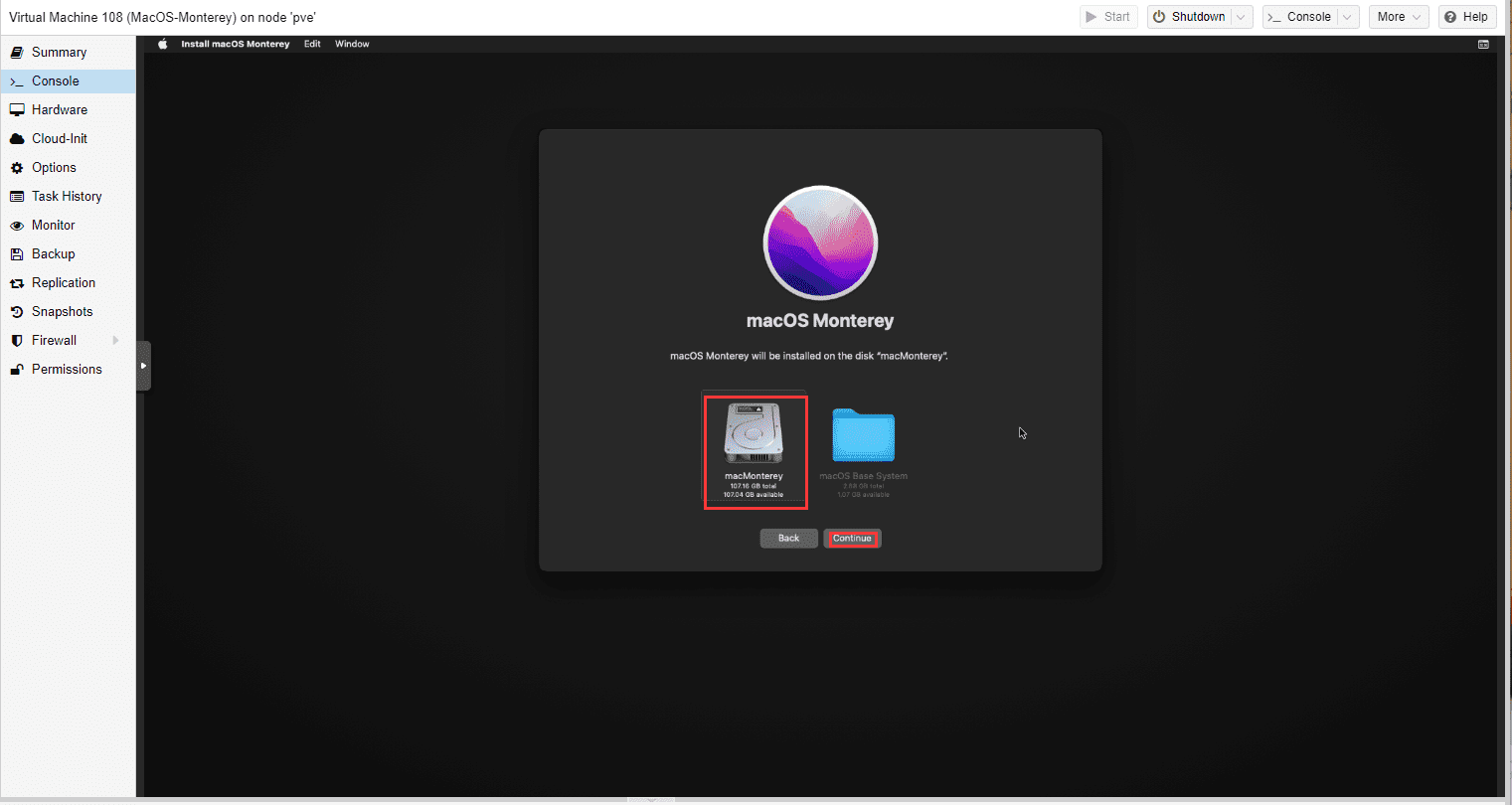 PVE系列教程(十四)、安装黑苹果最新系统MacOS Monterey(BigSur、Monterey通用)
