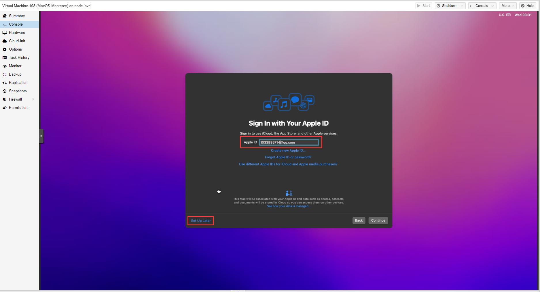 PVE系列教程(十四)、安装黑苹果最新系统MacOS Monterey(BigSur、Monterey通用)