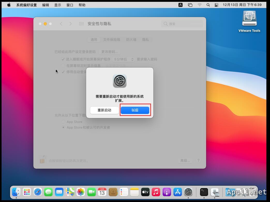 VMware虚拟机安装MacOS Big Sur VMware虚拟机安装MacOS Big Sur 11.0.1