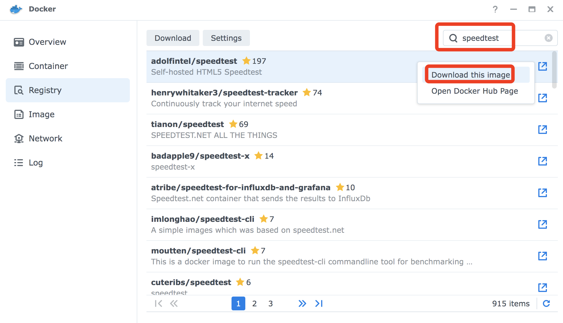 自建 speedtest 服务器测速 群晖docker安装speedtest