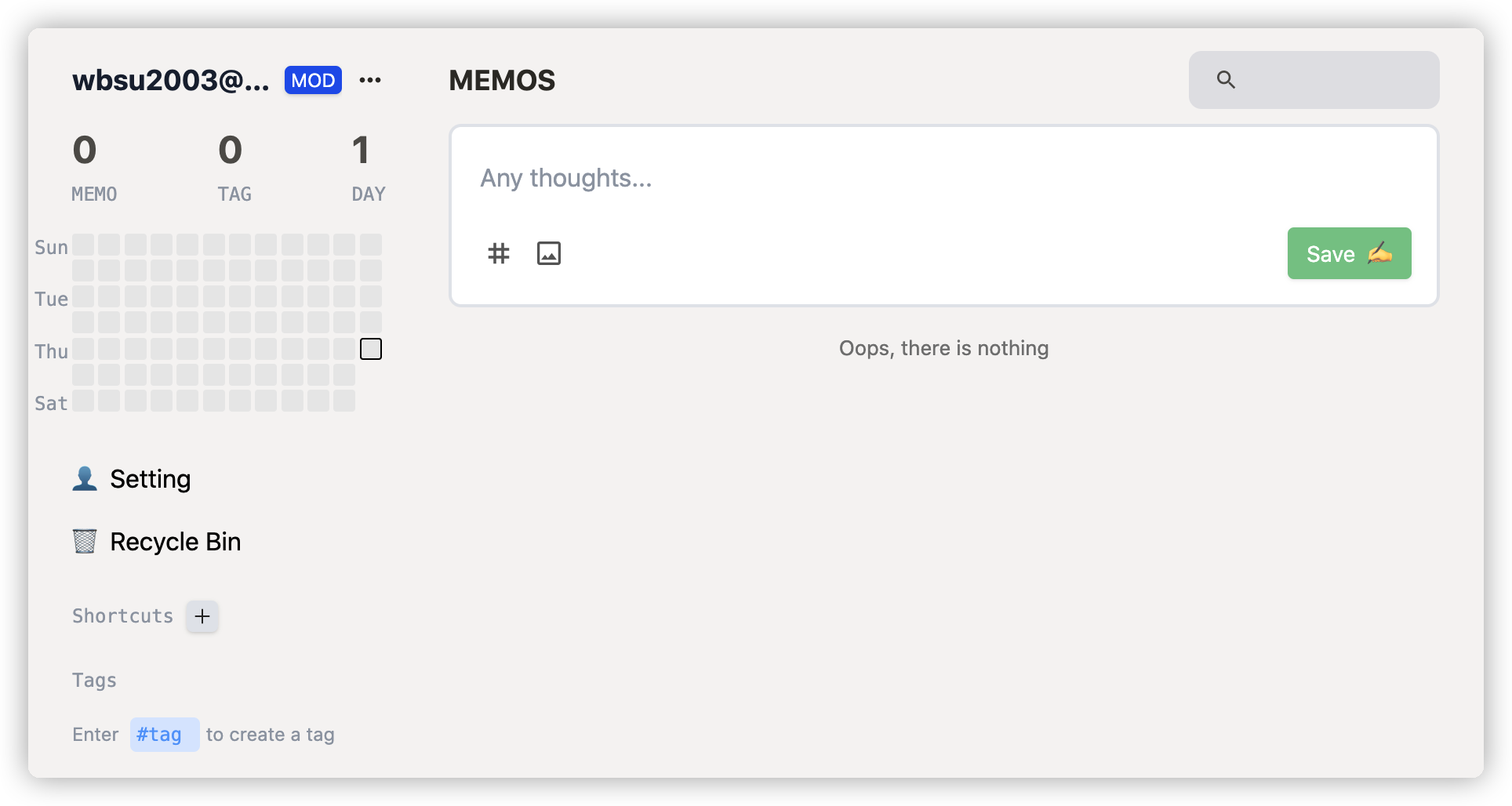 碎片化知识管理工具Memos