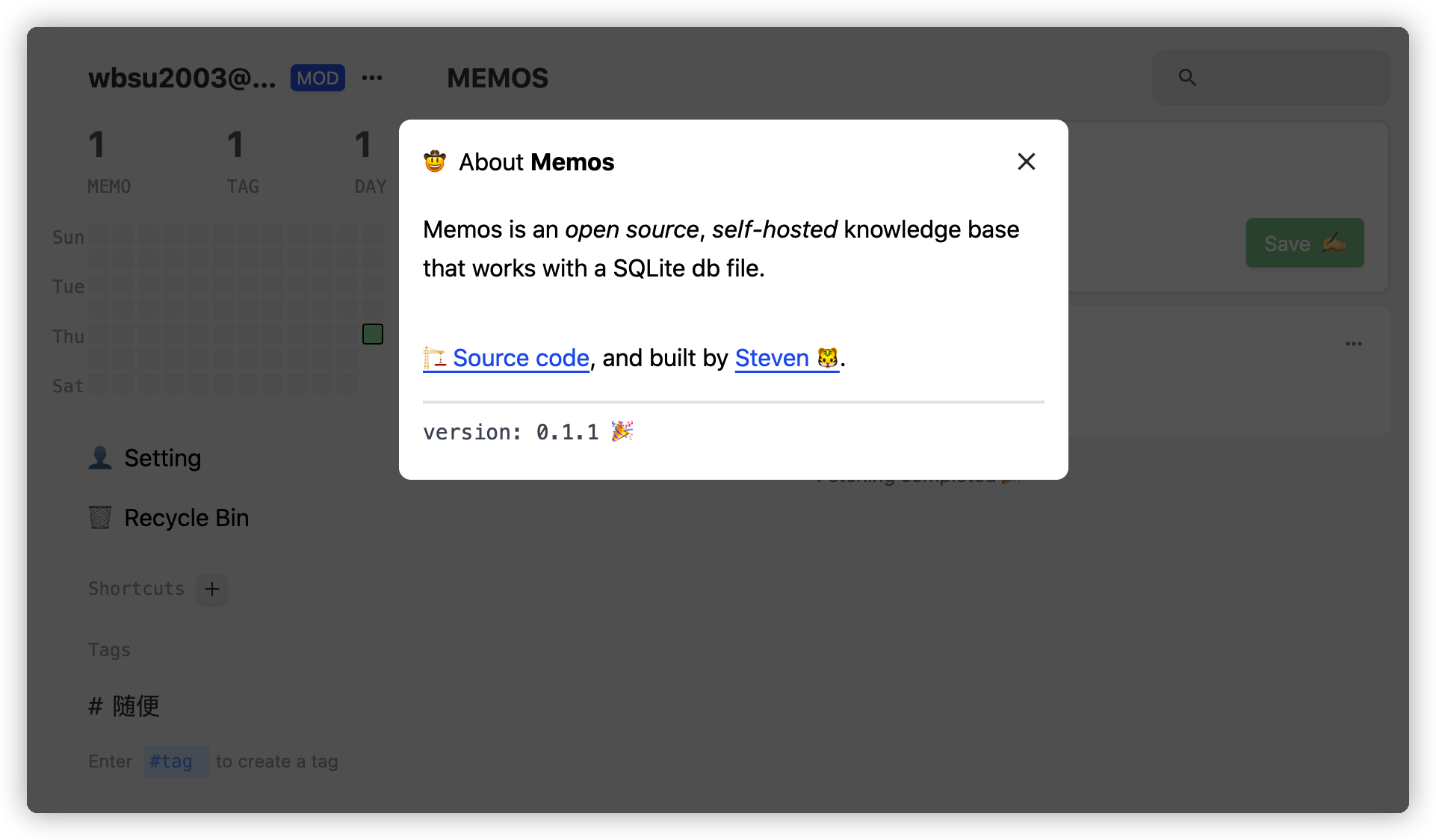碎片化知识管理工具Memos