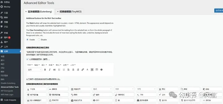 WordPress编辑器增强插件推荐:Advanced Editor Tools